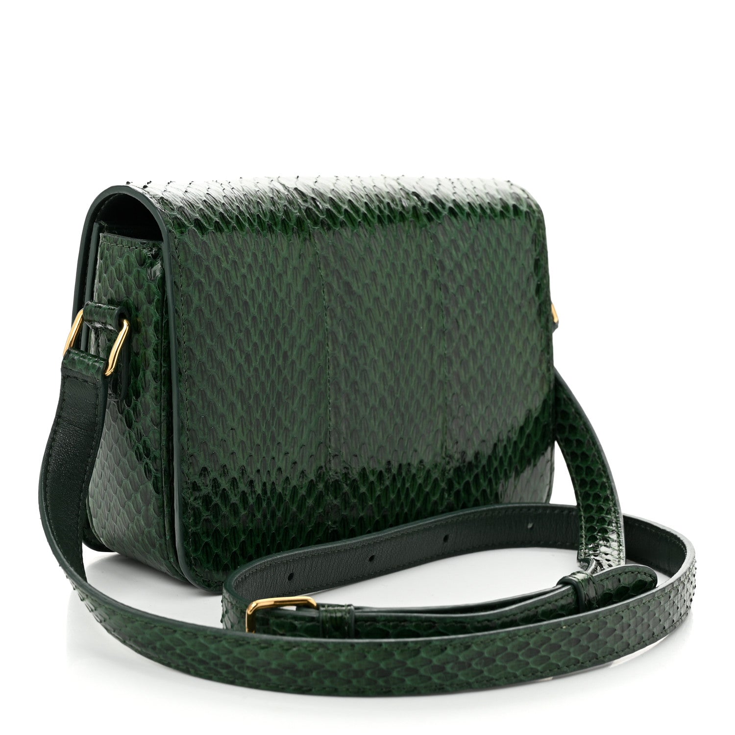 Celine Watersnake Teen Triomphe Green 3 of 11