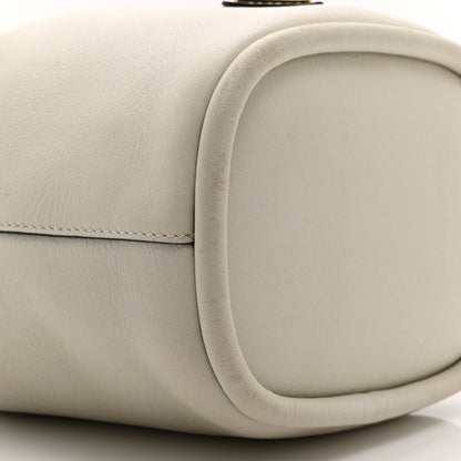 Prada Nappa Mini Re-Edition 1978 Bucket Bag  White 9 of 11
