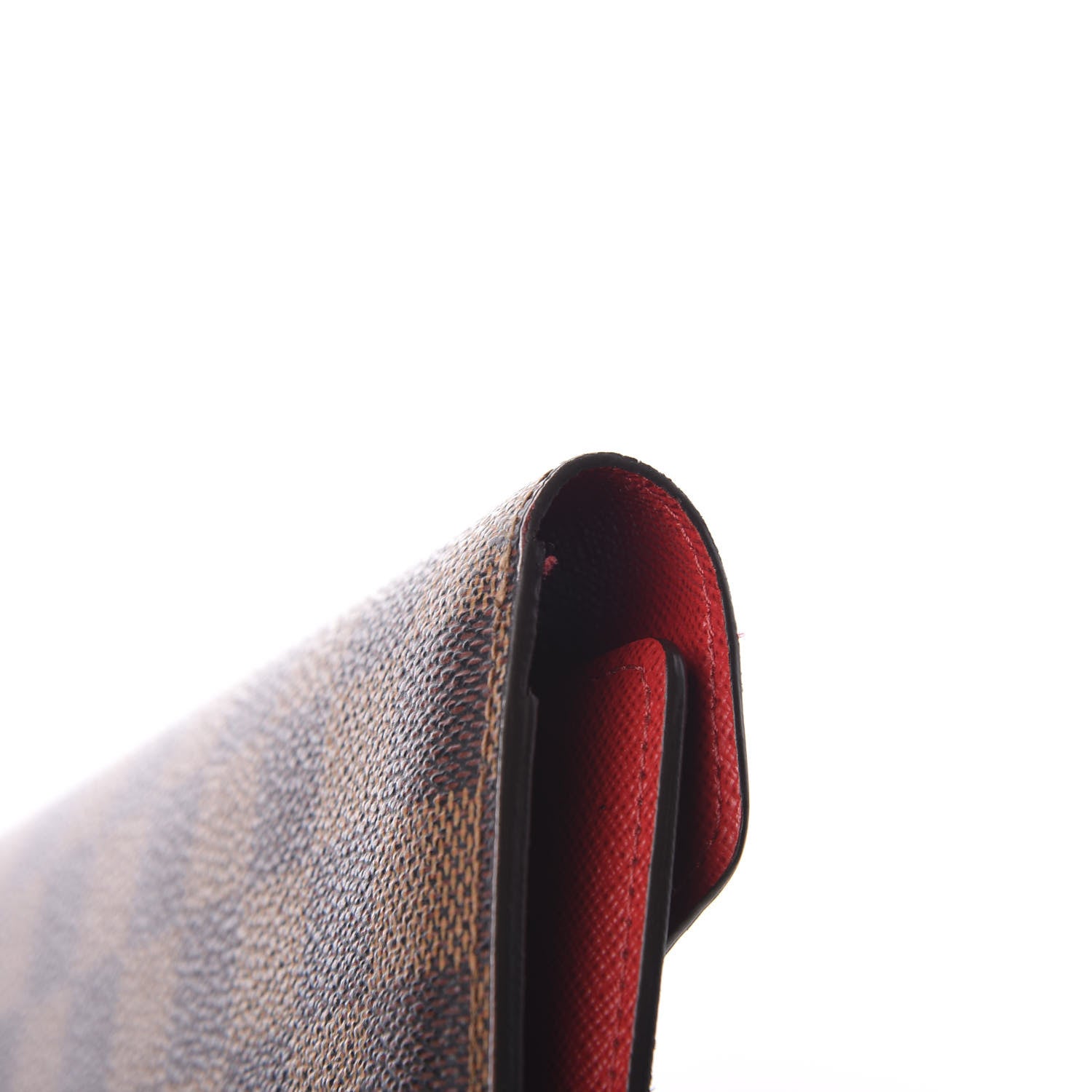 Louis Vuitton Damier Ebene Josephine Wallet Red 11 of 11