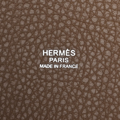 Hermes Taurillon Clemence Picotin Lock 22 MM Etoupe 6 of 12