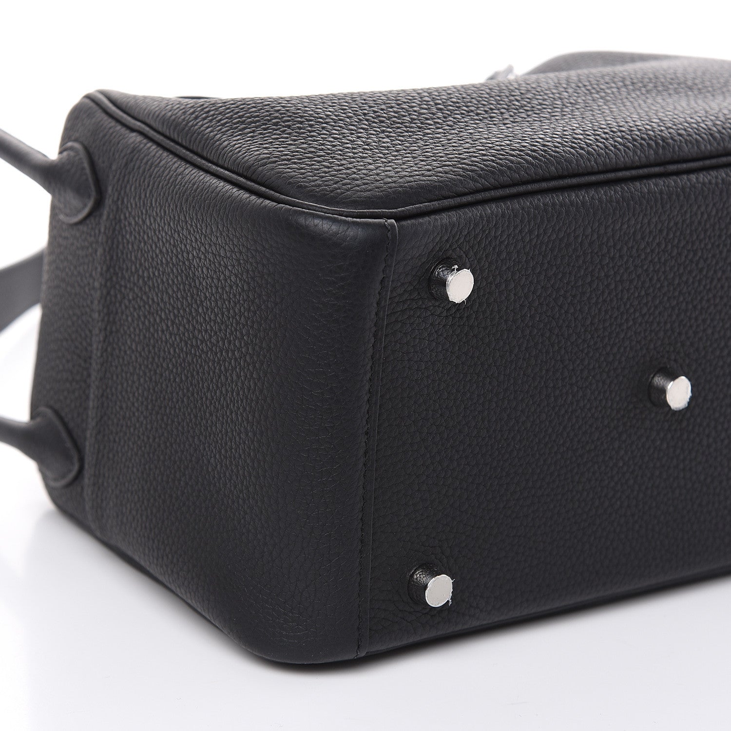 Hermes Taurillon Clemence Lindy 26 Black 7 of 10
