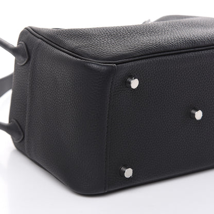 Hermes Taurillon Clemence Lindy 26 Black 7 of 10