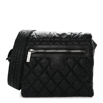 Chanel Nylon Small Coco Cocoon Messenger Bag Black 1 of 10