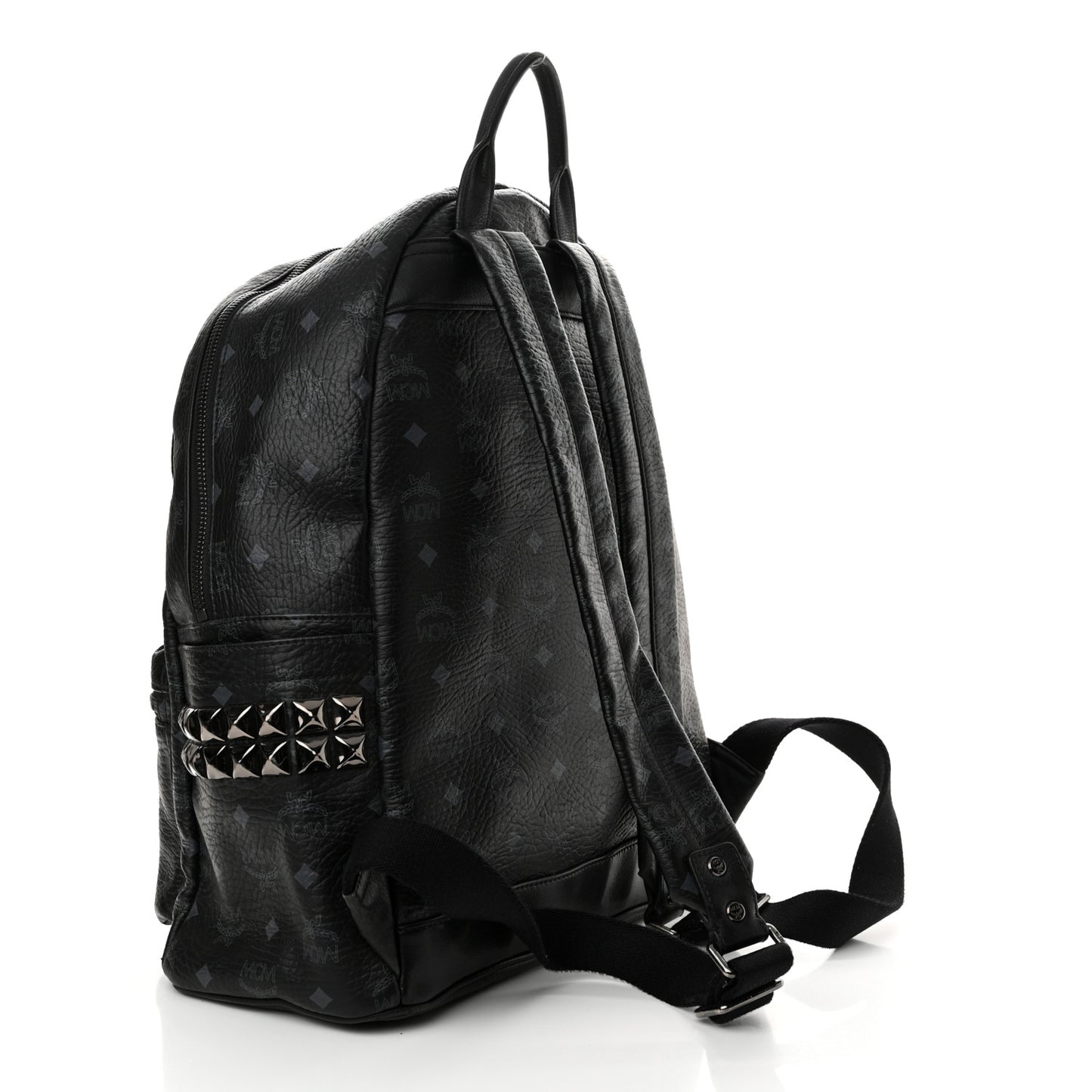 Visetos Large Side Studs Stark Backpack Black