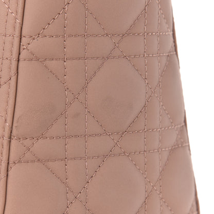 Christian Dior Ultra Matte Calfskin Cannage Medium Lady Dior Beige 15 of 16
