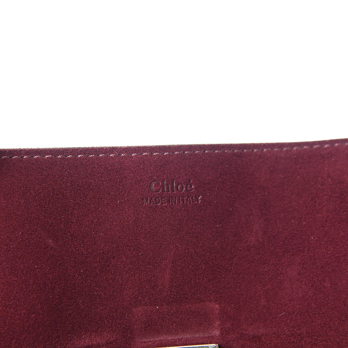 Suede Smooth Calfskin Drew Shoulder Bag Dark Purple