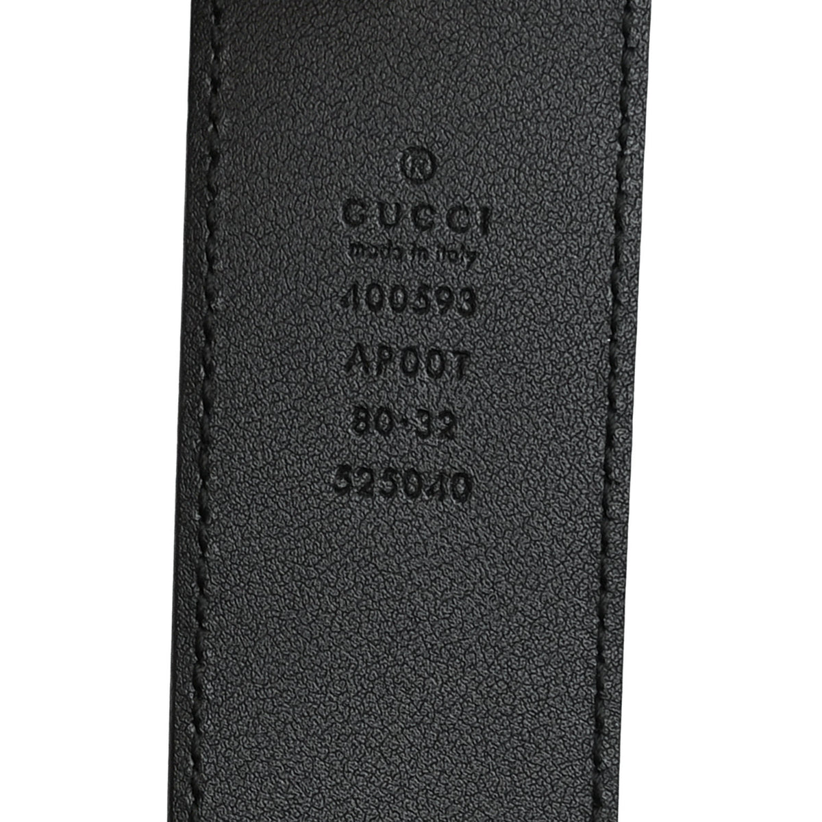 Calfskin Double G 40mm Belt 80 32 Black
