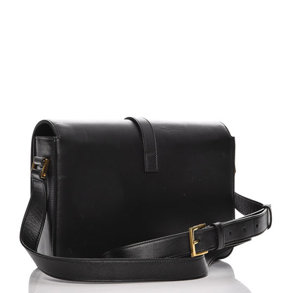 Saint Laurent Smooth Calfskin Medium Classic Monogram Universite Bag Black 3 of 13