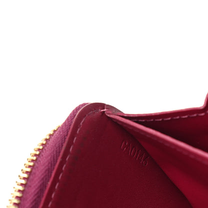 Louis Vuitton Vernis Clemence Wallet Magenta 7 of 7