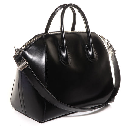 Givenchy Shiny Lord Calfskin Medium Antigona Black 3 of 13