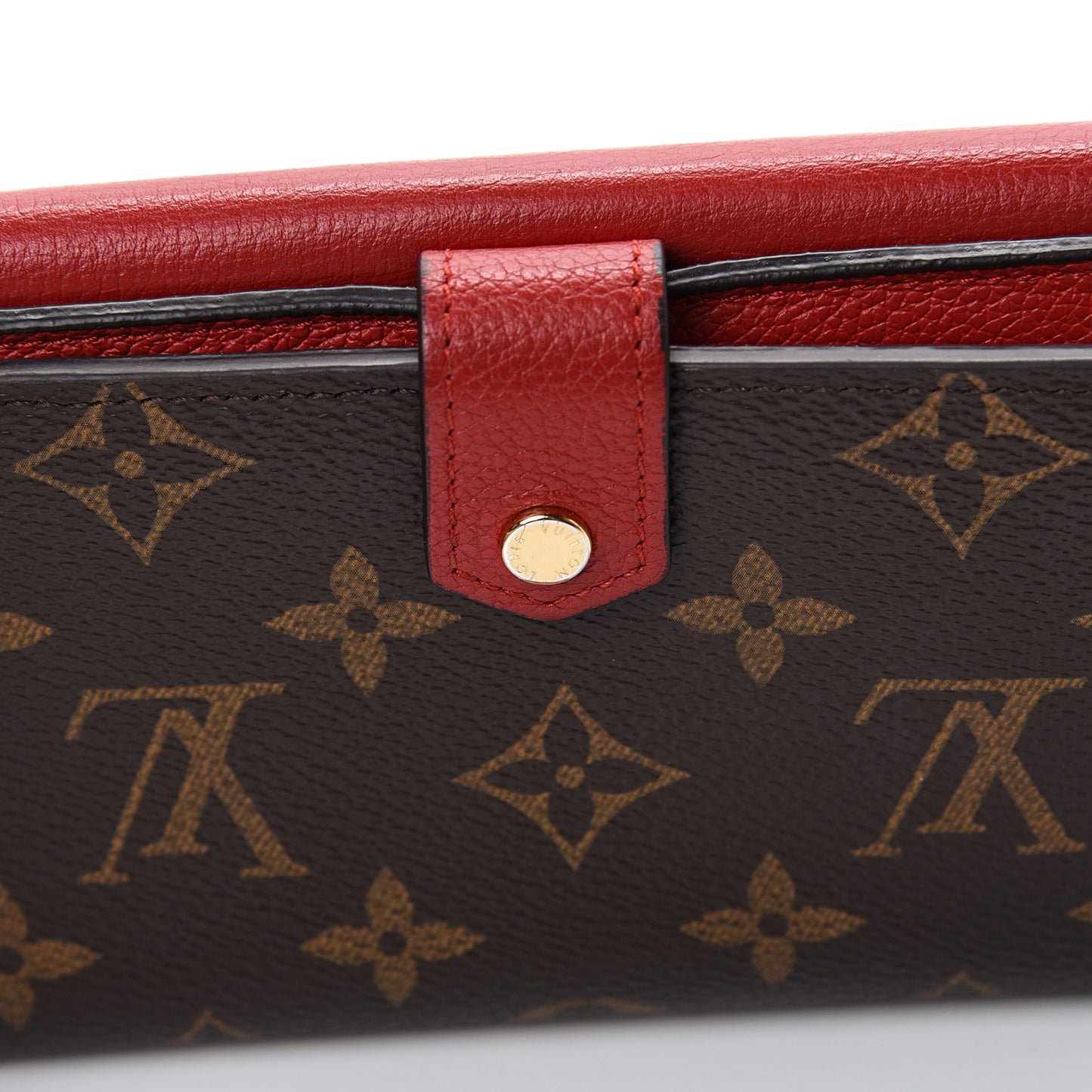 Monogram Pallas Compact Wallet Cherry