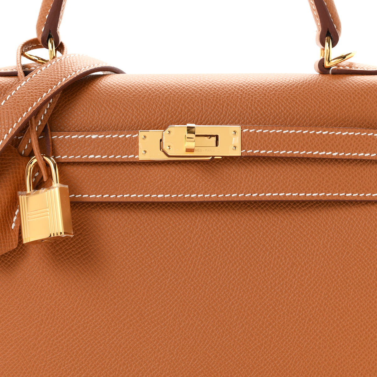 Hermes Epsom Kelly Sellier 25 Gold 8 of 11