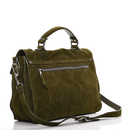 Proenza Schouler Suede PS1 Medium Satchel Olive 4 of 7