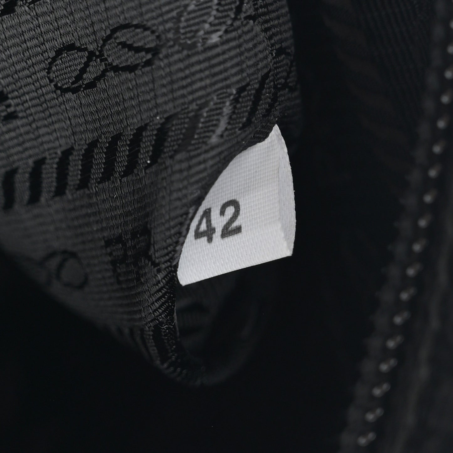 Tessuto Nylon Pochette Bag Black