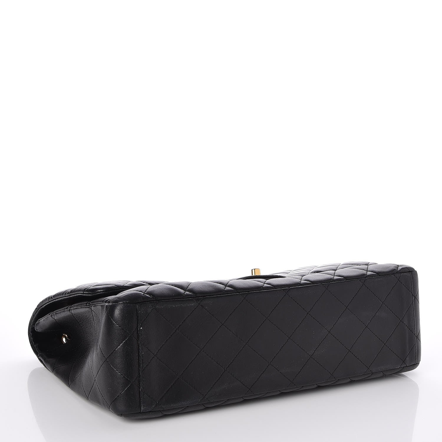 Chanel Lambskin Quilted Maxi Single Flap Black 5 of 8