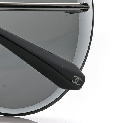 Chanel Mirrored Pilot Sunglasses 4239 Silver 9 of 10