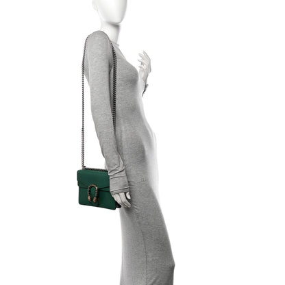 Gucci Calfskin Mini Dionysus Shoulder Bag Emerald 2 of 10