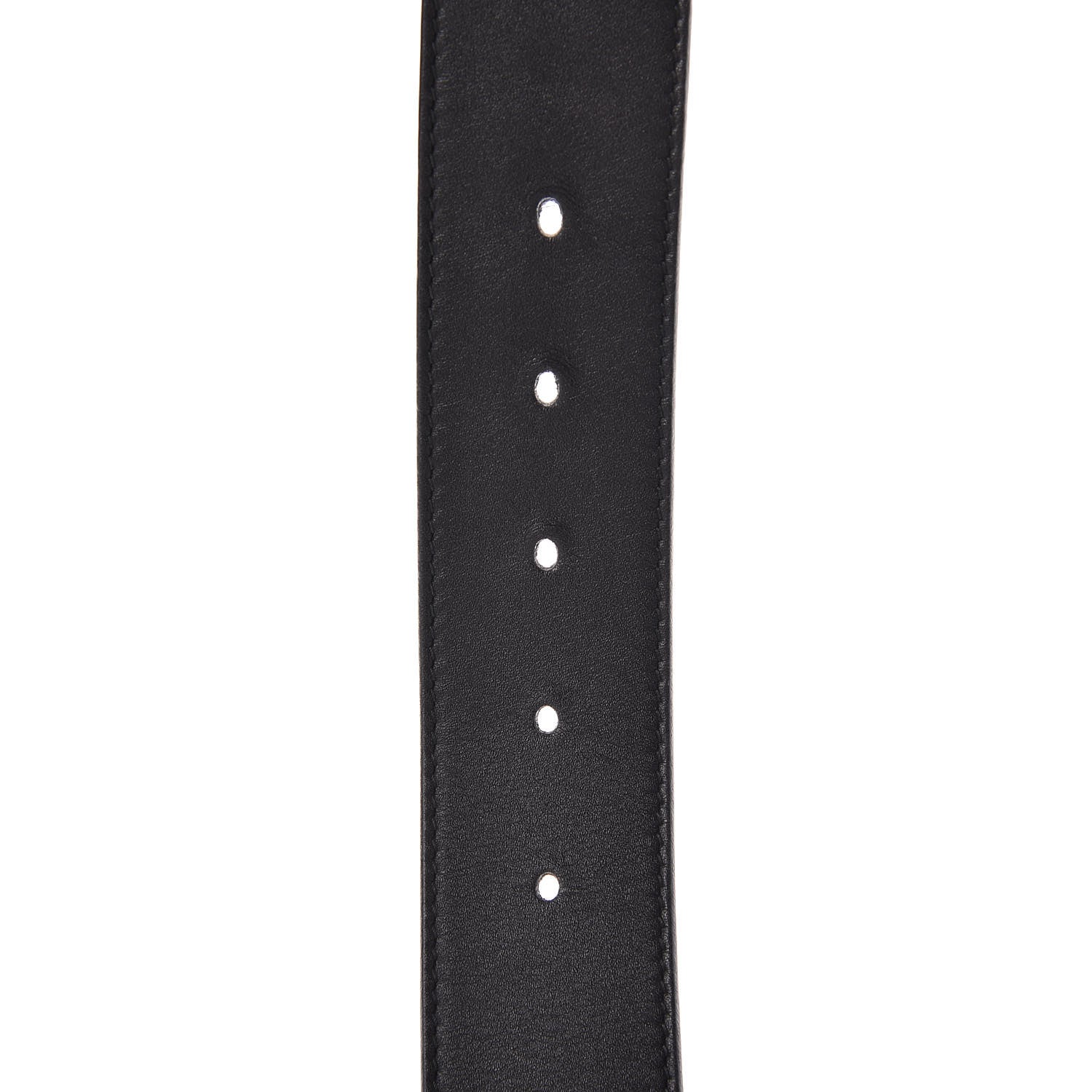 Gucci Moon Calfskin Pearl Double G 40mm Belt 90 36 Black Cream 7 of 7