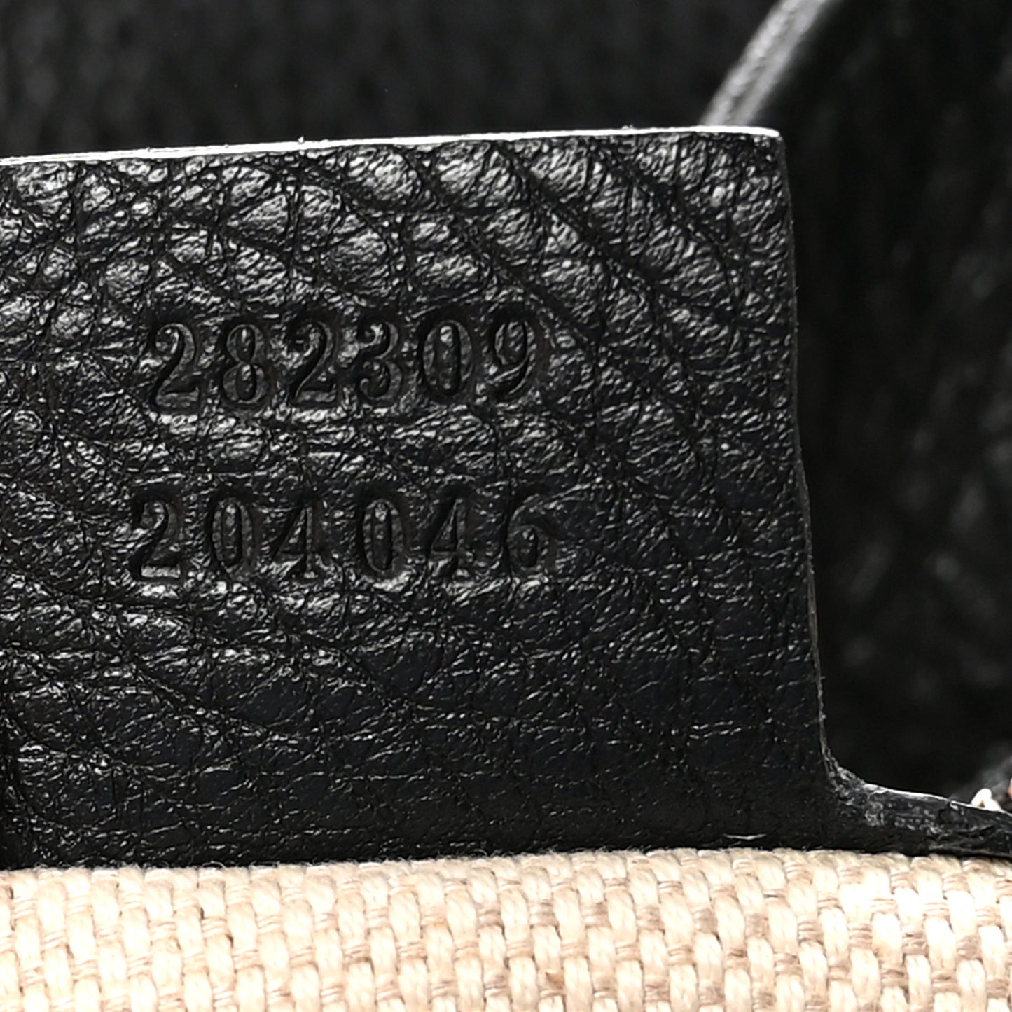 Pebbled Calfskin Medium Soho Shoulder Bag Black