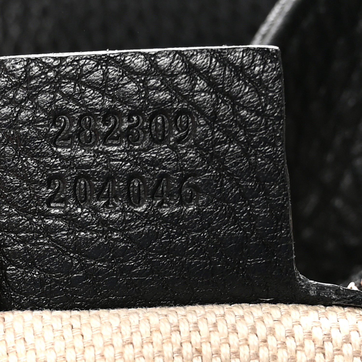 Gucci Pebbled Calfskin Medium Soho Shoulder Bag Black 7 of 10