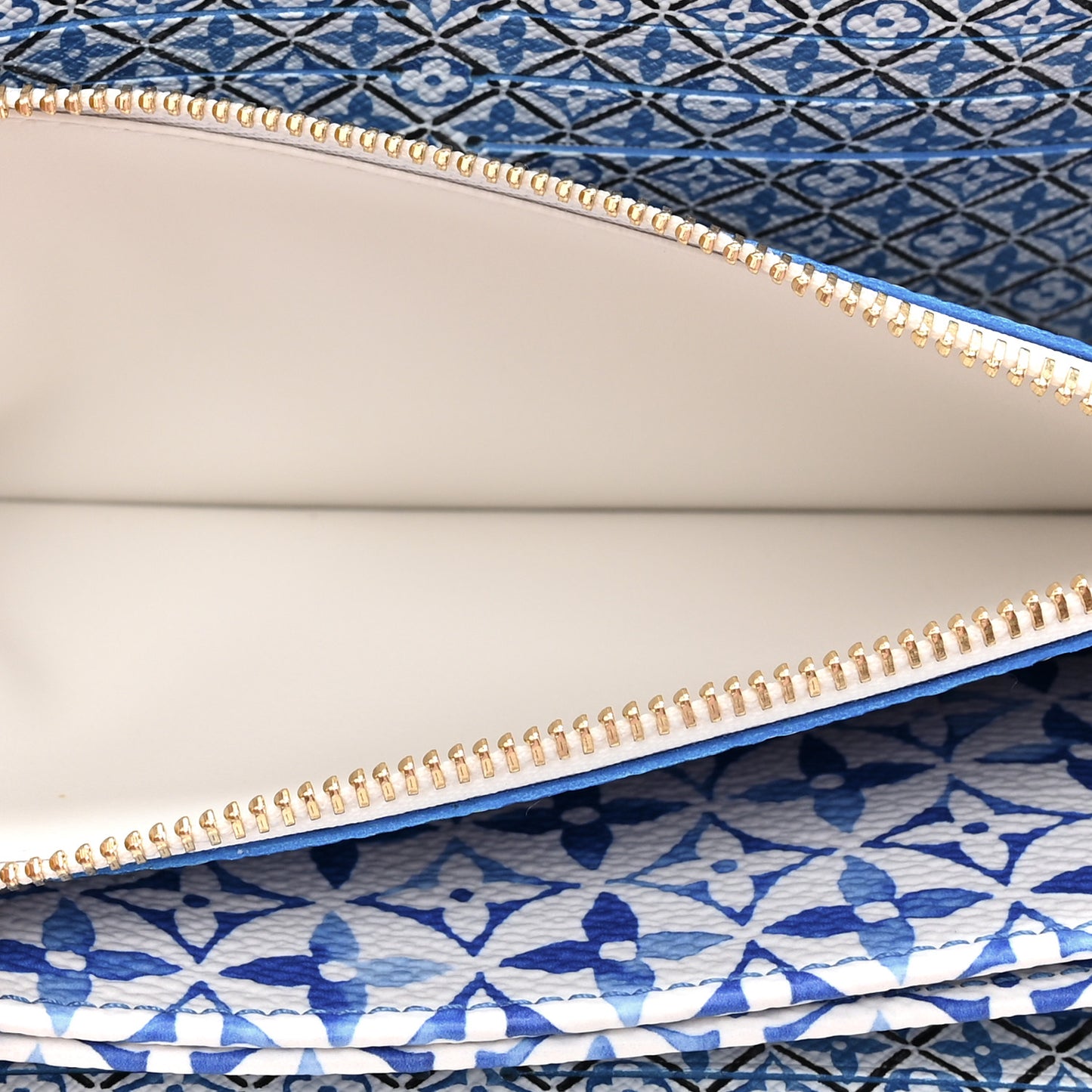Monogram Giant By The Pool Zippy Wallet Resort Blue