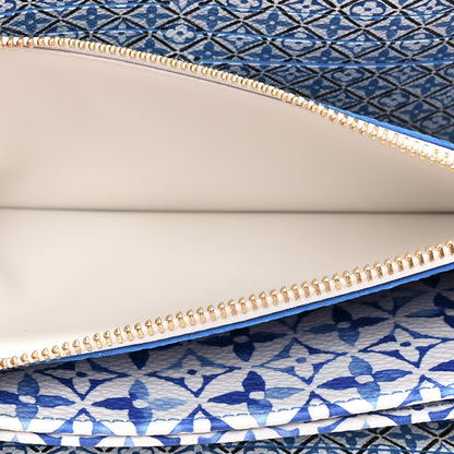 Louis Vuitton Monogram Giant By The Pool Zippy Wallet Resort Blue 7 of 12