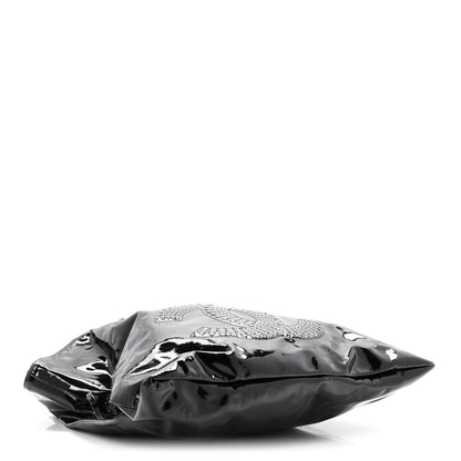 Chanel Patent Crystal Strass Bonbons Tote Black 4 of 10