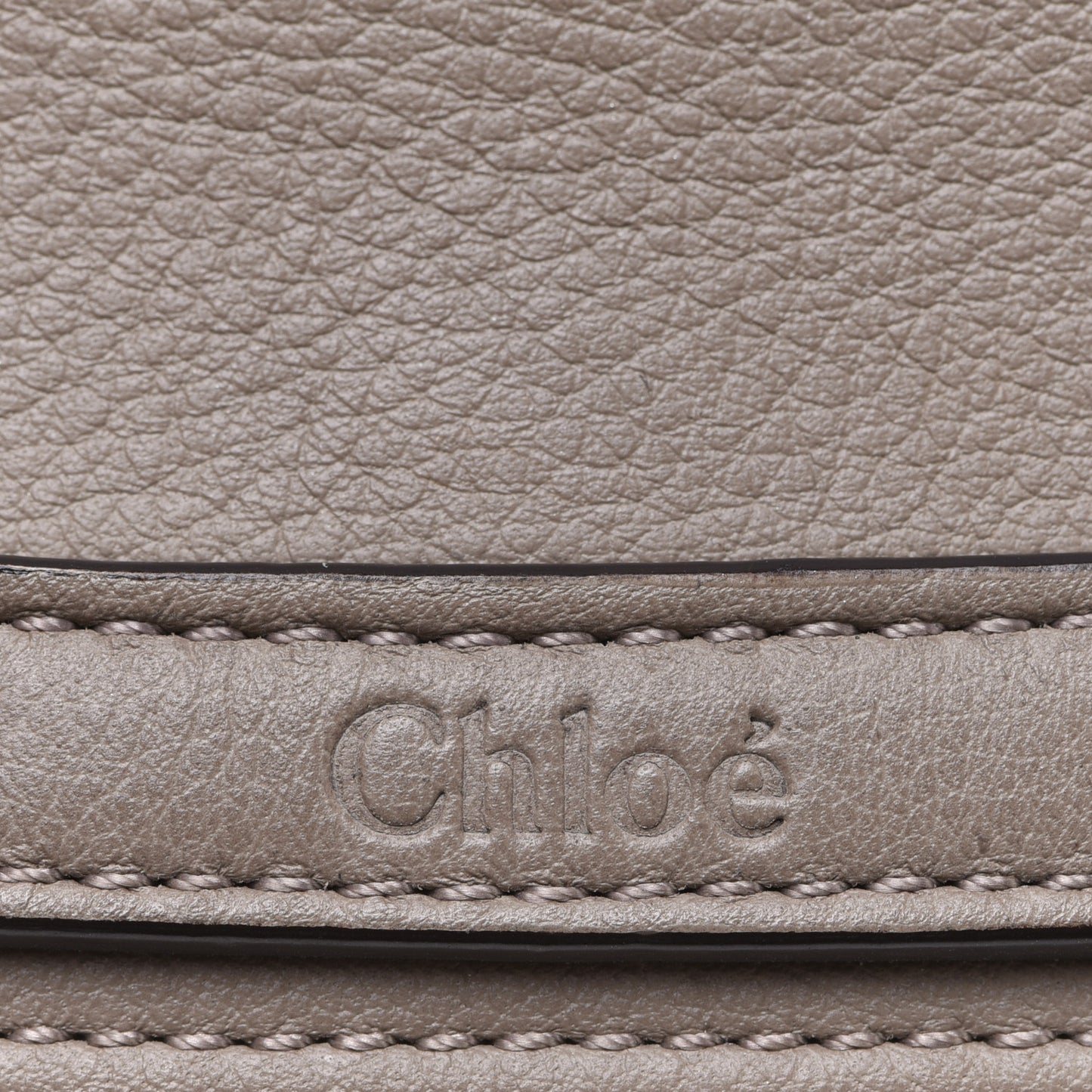 Calfskin Suede Small Nile Bracelet Bag Motty Grey