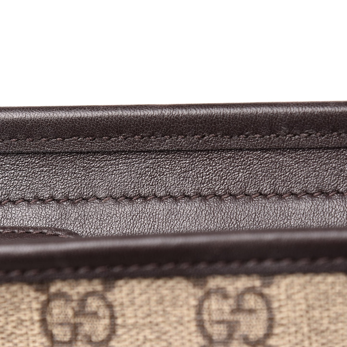 GG Plus Monogram Medium Flat Messenger Bag Dark Brown