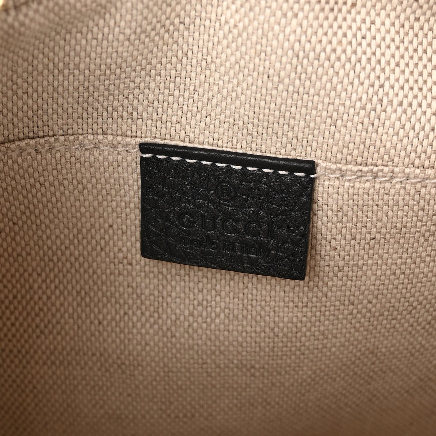 Pebbled Calfskin Small Soho Disco Bag Black