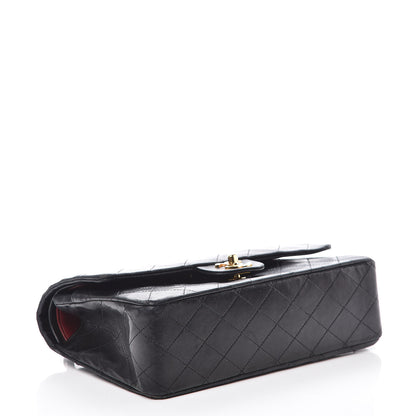 Chanel Lambskin Quilted Medium Double Flap Bag Black 5 of 18