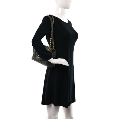 Louis Vuitton Calfskin LV New Wave Chain Bag Kaki 2 of 8