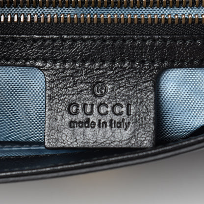 Gucci Calfskin Diagonal GG Medium Thiara Double Envelope Shoulder Bag Emerald Green Black 7 of 11