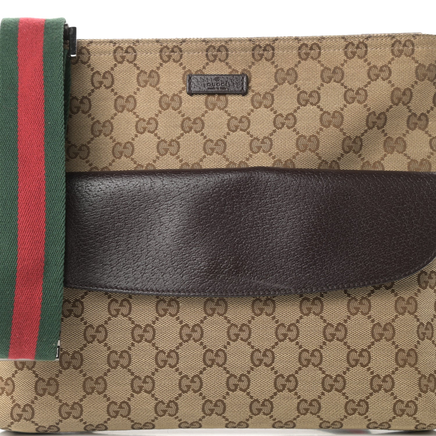 Gucci Monogram Signature Web Small Messenger Brown 8 of 12