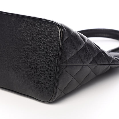 Chanel Caviar Quilted Medallion Tote Black 7 of 8