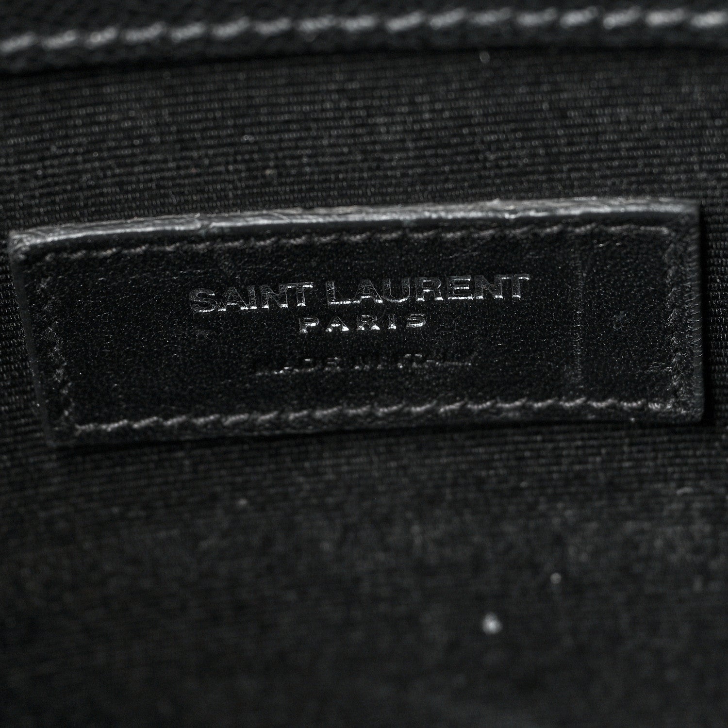 Saint Laurent Grain de Poudre Medium Museum Tote Black 6 of 9