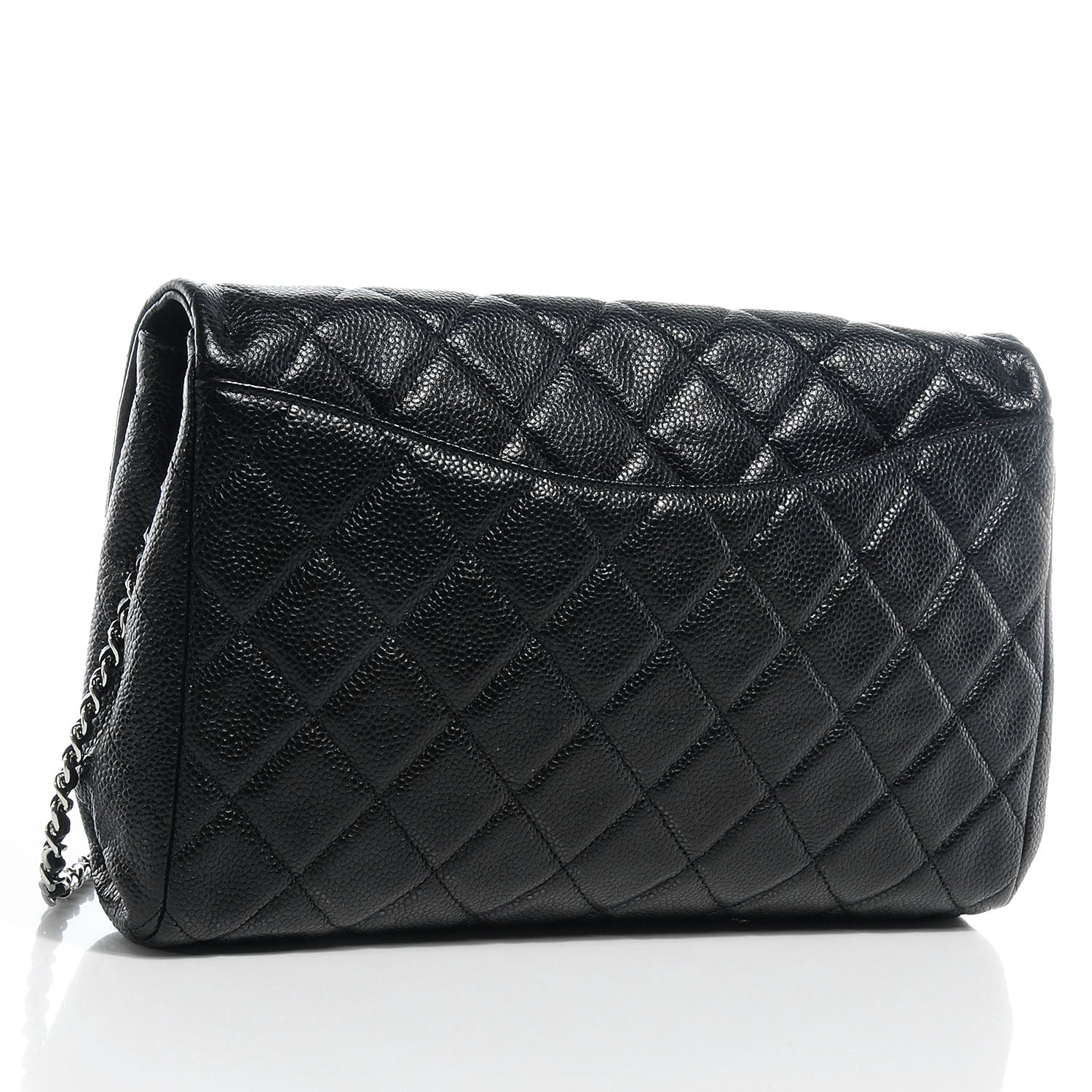 Chanel Caviar Quilted Clutch Flap Black 3 of 8