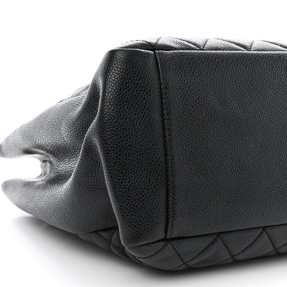 Chanel Caviar Quilted Grand Shopping Tote GST Black 9 of 10