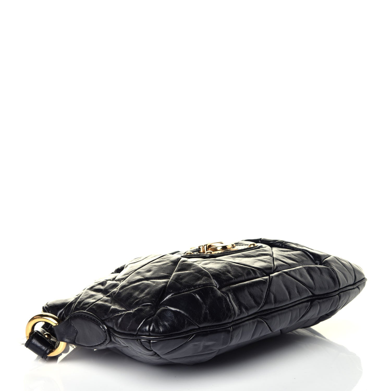 Marc Jacobs Calfskin Patchwork Camila Shoulder Bag Black 4 of 8