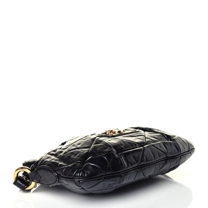 Marc Jacobs Calfskin Patchwork Camila Shoulder Bag Black 4 of 8