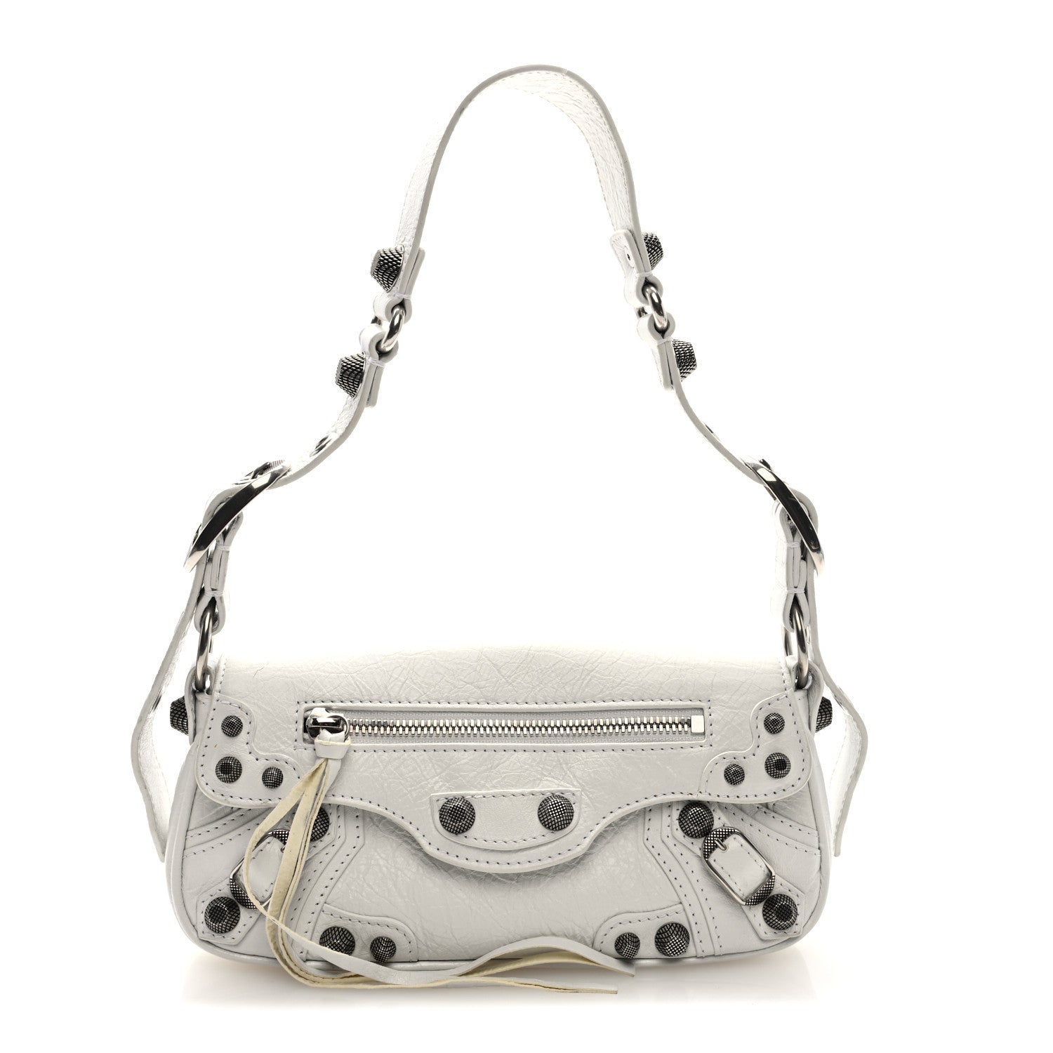 Balenciaga Agneau Arena Le Cagole Sling Bag XS Optic White 1 of 9