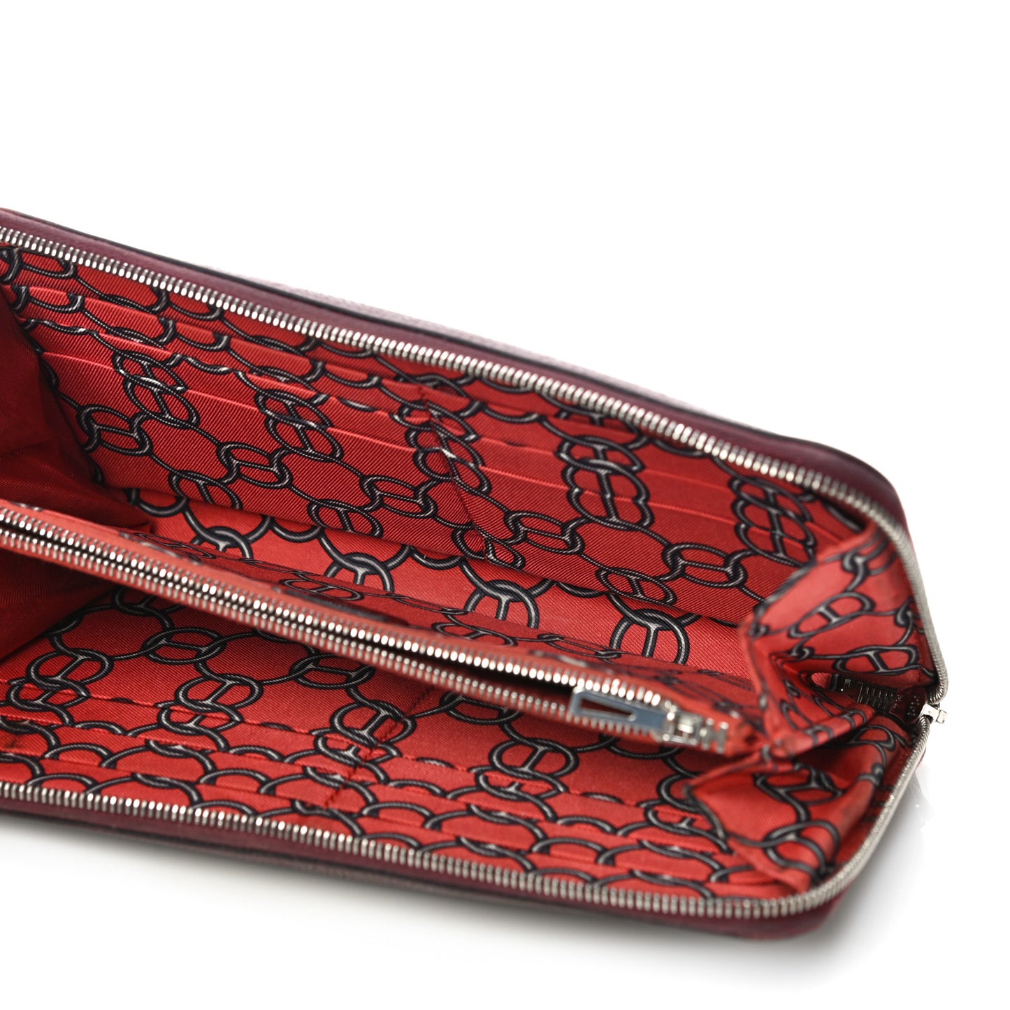 Epsom Silk'In Wallet Bordeaux
