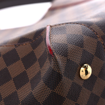 Louis Vuitton Damier Ebene Caissa Hobo Cherry 10 of 16