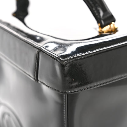 Chanel Patent CC Vanity Cosmetic Case Black 13 of 16