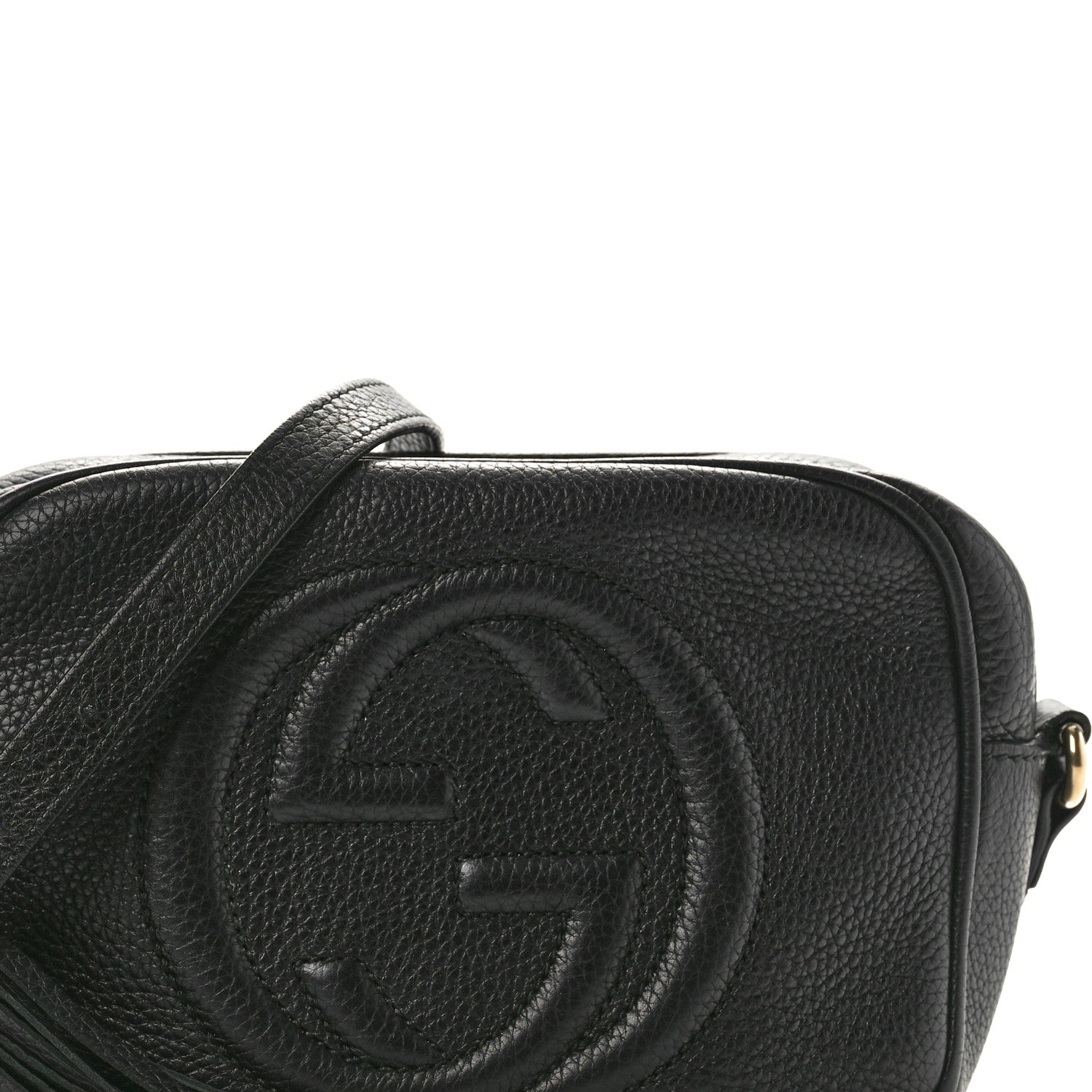 Gucci Pebbled Calfskin Small Soho Disco Bag Black 8 of 12