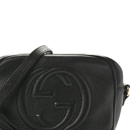Gucci Pebbled Calfskin Small Soho Disco Bag Black 8 of 12