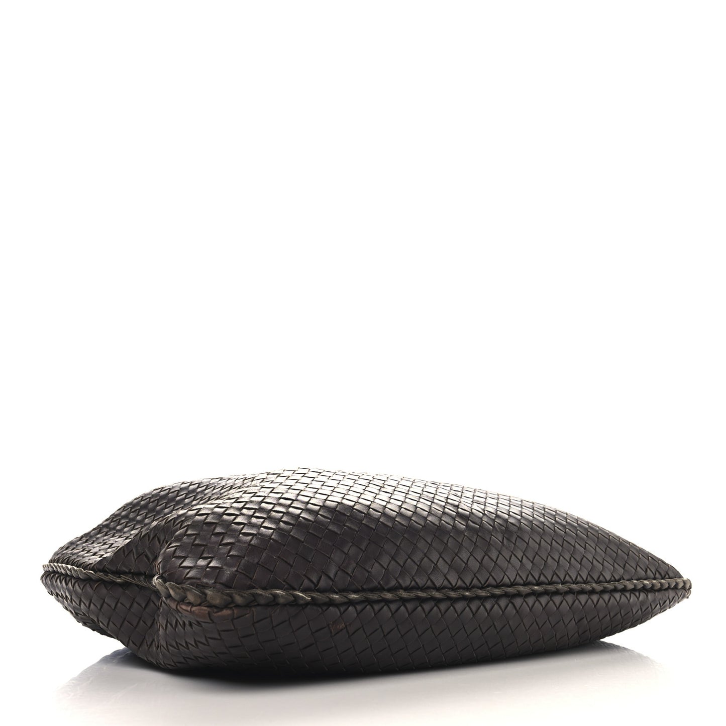 Nappa Intrecciato Maxi Veneta Hobo Ebano