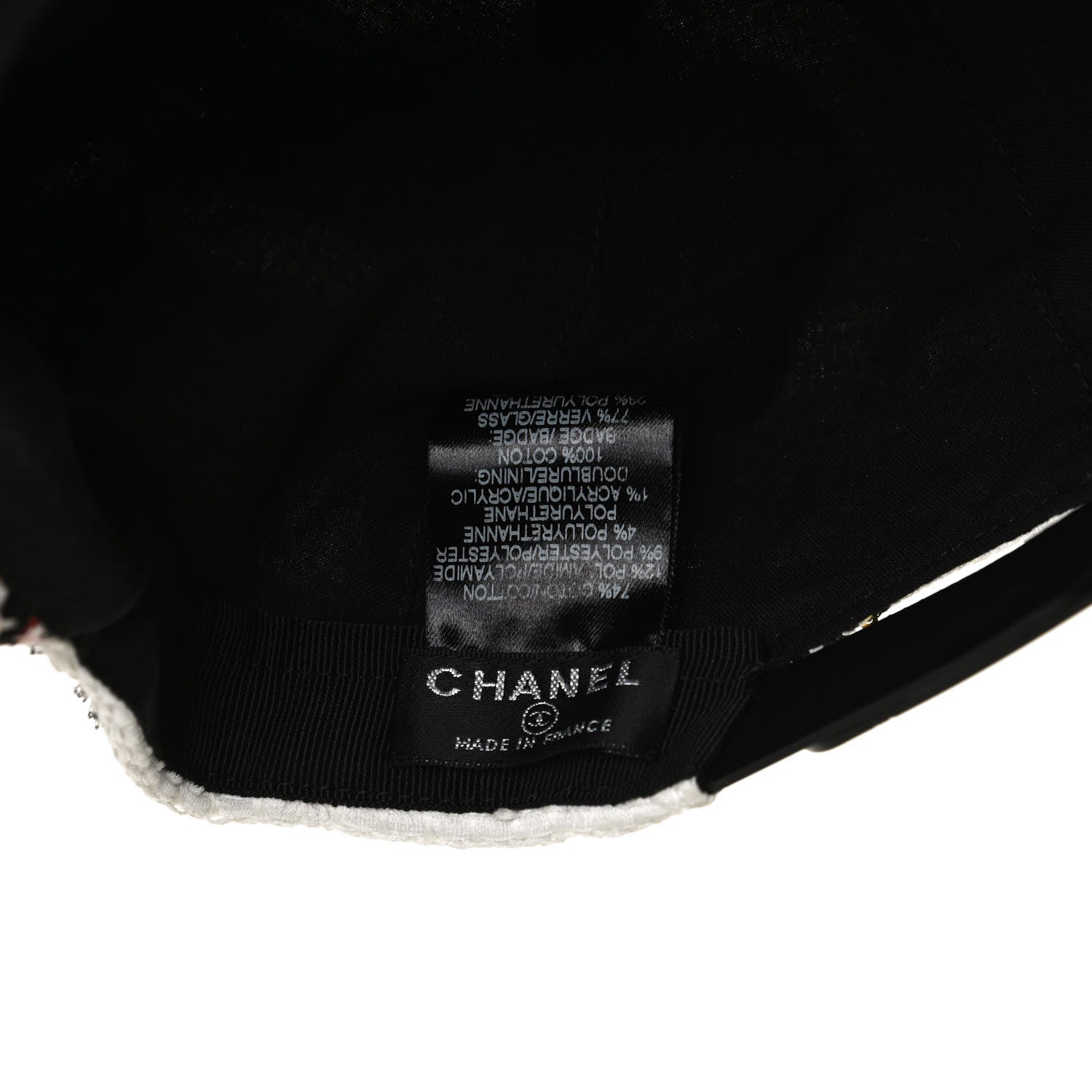 Chanel Tweed Cap Hat Multicolor 7 of 8