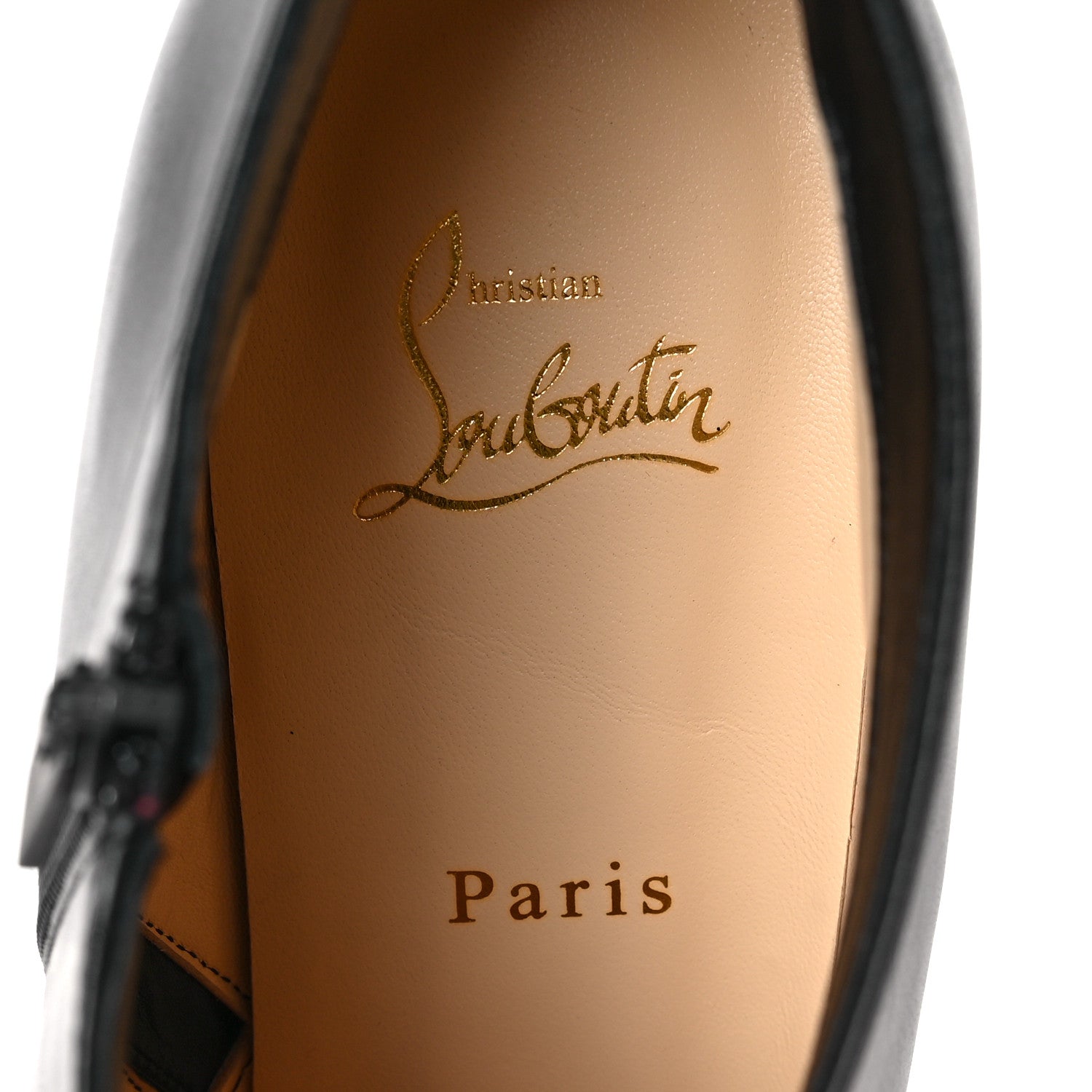 Christian Louboutin Calfskin Gorgona 85 Ankle Boots 41.5 Black 7 of 8