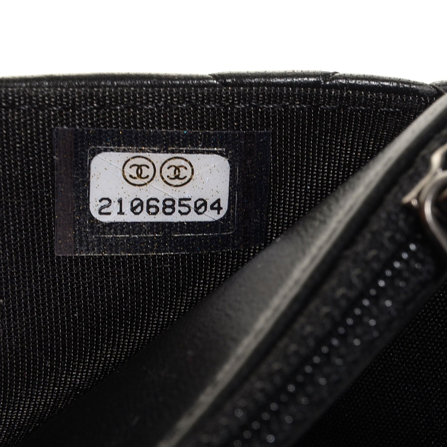Chanel Lambskin Boy Wallet On Chain WOC Black 8 of 9